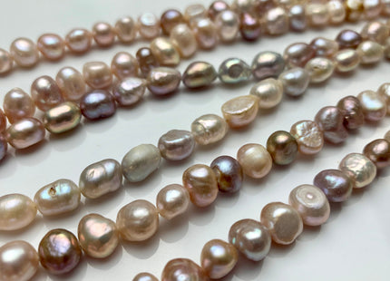 8-8.5 mm Natural Pink Or Natural Seaweed Color Freshwater Pearl Beads Natural Color Freshwater Nugget Pearls #1487