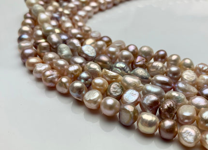 8-8.5 mm Natural Pink Or Natural Seaweed Color Freshwater Pearl Beads Natural Color Freshwater Nugget Pearls #1487