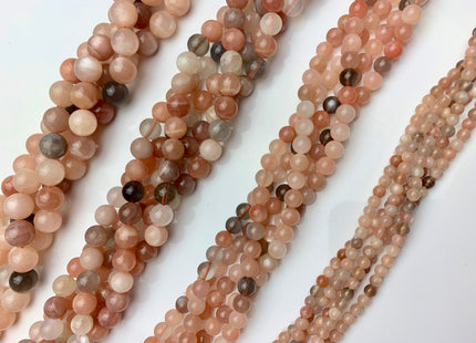 4mm 6mm 8mm 10mm AAA Natural Multi Color MoonStone Natural Multi White Pink Gray Color High Quality Smooth Round Gemstone Beads #2299