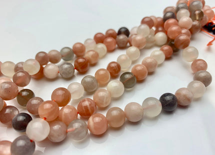 4mm 6mm 8mm 10mm AAA Natural Multi Color MoonStone Natural Multi White Pink Gray Color High Quality Smooth Round Gemstone Beads #2299