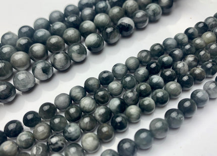 6mm 8mm AAA Smooth Round Eagle Eye Gemstones Natural Color Top Quality Round Eagle Eye Gemstone Loose Beads #2302