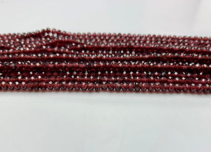 1x2 mm 2x2.5 mm 2x3 mm AAA Natural Color Faceted Rondelle Garnet Gemstone Beads Top Quality Micro Faceted Garnet Gemstone Loose Beads # 2440