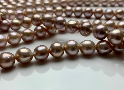 9-13 mm AAA Natural Mauve Pink Color Edison Baroque Freshwater Pearl Beads High Quality Mauve Color Edison Baroque Pearls #1570
