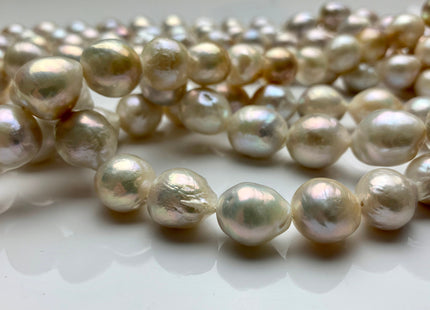 11-13 mm Natural Color  Baroque Freshwater Pearl Beads Genuine Natural Color Edison Baroque Pearls #1081