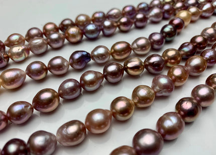 10-10.5x11-13 mm AAA Very Rare Dark Mauve Pink Baroque Edison Pearl Genuine Top Quality Natural Edison Pearl With Iridescent Color #1821