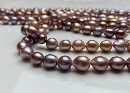 10-10.5x11-13 mm AAA Very Rare Dark Mauve Pink Baroque Edison Pearl Genuine Top Quality Natural Edison Pearl With Iridescent Color #1821