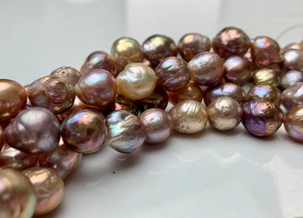 9-12 mm AAAAA Very Rare Dark Mauve Pink Baroque Edison Pearl Genuine Top Quality Natural Edison Pearl With Iridescent Color #1822