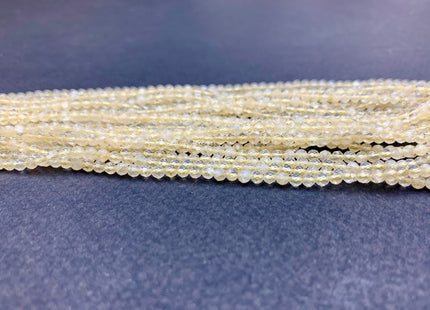 2mm Or 2.5-3 mm AAA Micro Faceted Round Citrine Gemstone Beads Top Quality Yellow Citrine Faceted Gemstone Loose Beads #2316