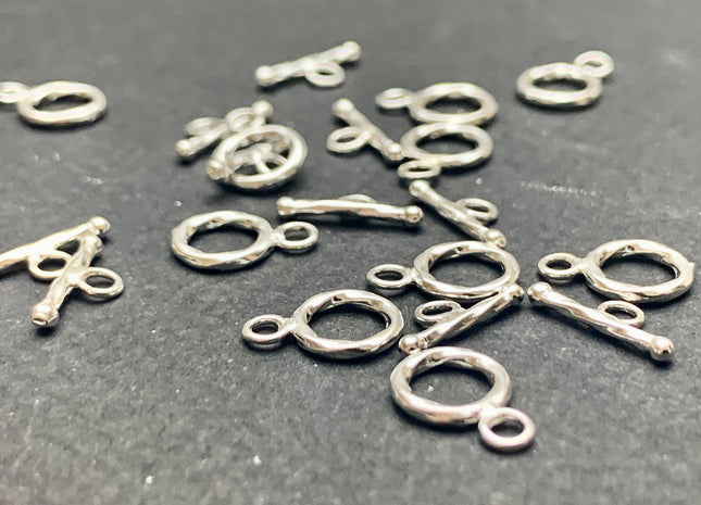 8 mm 925 Sterling Silver Toggle Clasp Twisted Sterling Silver Toggle 925 Sterling Silver Toggle Sterling Silver Clasp #10372