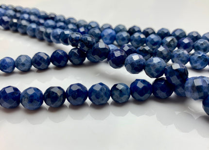 WHOLESALE 6mm 8mm 10mm Natural AAA High Quality Sodalite Faceted Round Gemston Beads Natural Blue Color Sodalite Gemstone Beads #2202