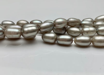 6x10-11 mm AAA Champagne Or Gray Color Freshwater Pearls Long Rice/Oval Shape Pearl Beads Genuine High Quality Freshwater Pearls #1681