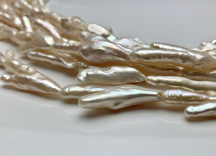 Rare Chicken Feet Shape Genuine Freshwater Pearl Beads in Natural White and Light Pink Colors, Limited Edition Pearl, Loose Beads #75