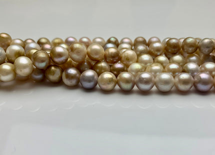 7-9 mm Natural Seaweed Color Potato Freshwater Pearl Beads Genuine Natural Color Freshwater Potato Pearls #88