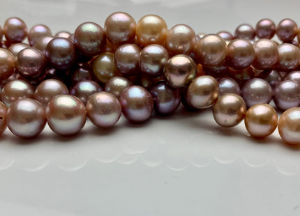 9-11 mm AAA Natural Multi Pink Freshwater Baroque/Edison Pearl Beads High Luster Genuine Natural Edison Freshwater Pearls  #1716