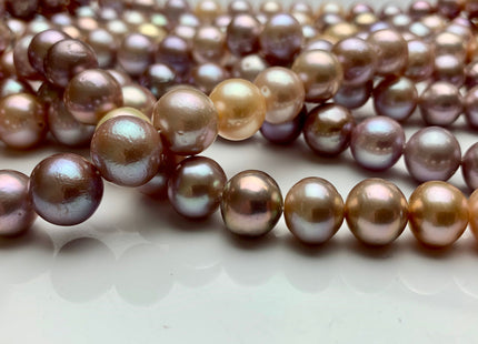 9-11 mm AAA Natural Multi Pink Freshwater Baroque/Edison Pearl Beads High Luster Genuine Natural Edison Freshwater Pearls  #1716