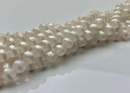 6 mm 8 mm 10 mm 12 mm AAA DZI Tibetan Agate Faceted Round Cream White Stripe Tibetan Agate Gemstone Loose Beads #2564