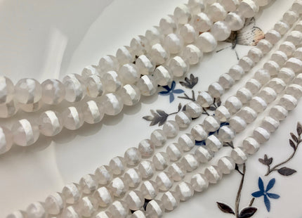 6 mm 8 mm 10 mm 12 mm AAA DZI Tibetan Agate Faceted Round Cream White Stripe Tibetan Agate Gemstone Loose Beads #2564