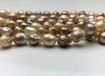 9-11 mm AA Natural Mixed Dark Mauve And Light Pink Color Freshwater Baroque Beads Genuine Natural Color High Luster Baroque Pearls #1749