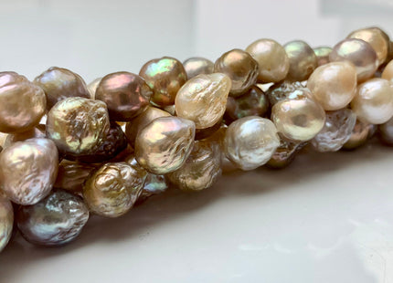 9-11 mm AA Natural Mixed Dark Mauve And Light Pink Color Freshwater Baroque Beads Genuine Natural Color High Luster Baroque Pearls #1749