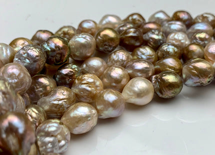 9-11 mm AA Natural Mixed Dark Mauve And Light Pink Color Freshwater Baroque Beads Genuine Natural Color High Luster Baroque Pearls #1749