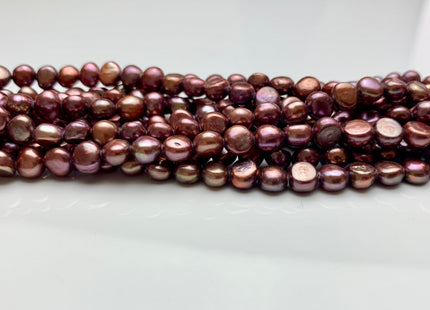 6 mm AAA Dusty Rose Color Nugget Shape Freshwater Pearl Beads Genuine High Luster Freshwater Pearls #1763