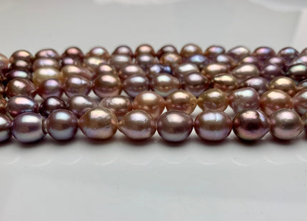 10-10.5x11-13 mm AAA Very Rare Dark Mauve Pink Baroque Edison Pearl Genuine Top Quality Natural Edison Pearl With Iridescent Color #1821