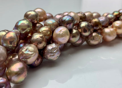9-12 mm AAAAA Very Rare Dark Mauve Pink Baroque Edison Pearl Genuine Top Quality Natural Edison Pearl With Iridescent Color #1822