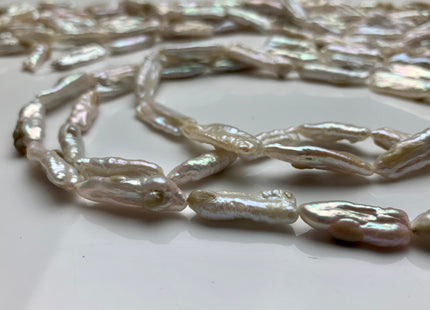 8x20 mm Natural Pink Color Biwa Stick Freshwater Pearl Beads Genuine Rare Biwa Stick Pearls #1835