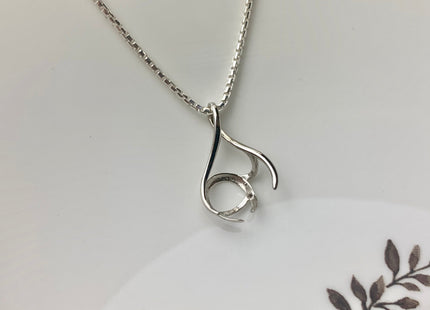 One Piece 925 Sterling Silver/Gold Pendant Setting Findings For Half Drilled Pearls Cage Shape Design Pearl Mount DIY Jewelry #10345-A