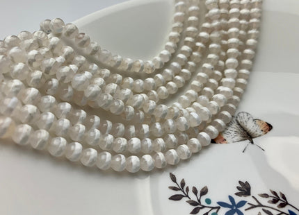 6 mm 8 mm 10 mm 12 mm AAA DZI Tibetan Agate Faceted Round Cream White Stripe Tibetan Agate Gemstone Loose Beads #2564