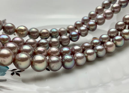 8-10 mm AAA Very Rare Natural Dark Mauve Pink Color Edison Baroque Freshwater Pearls Limited Edition Cultured Edison Baroque Pearls  #1969