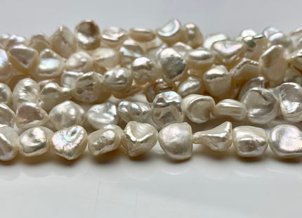 9 mm AAA Natural White Freshwater Keishi Nugget Pearl Beads Genuine Natural White Freshwater Keshi Pearls #1990