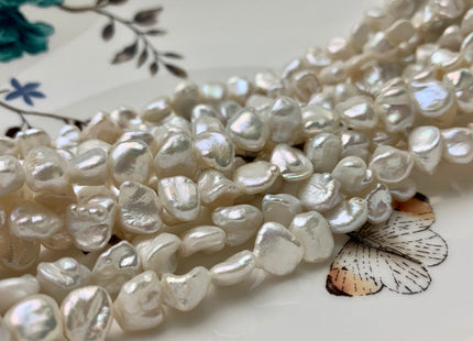9 mm AAA Natural White Freshwater Keishi Nugget Pearl Beads Genuine Natural White Freshwater Keshi Pearls #1990