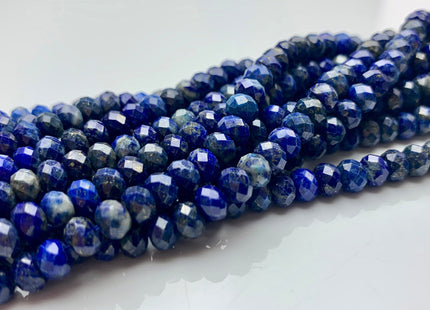BEST DEAL 4x6 mm AA Faceted Rondelle Natural Lapis Gemstone Beads Natural Blue Color Good Quality Lapis Loose Beads 15.5 Inches Strand #2623