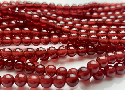 4mm 6mm 8mm 10mm 12mm 14mm AAA Natural Smooth Round Carnelian Beads July Birthstone Natural Dark Red Carnelian Beads 15 Inches Strand #2874