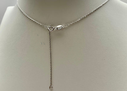 925 Sterling Silver/Gold Necklace Chain With Double Heart Design Pendant Setting Findings For Half Drilled Pearl DIY Necklace #10341