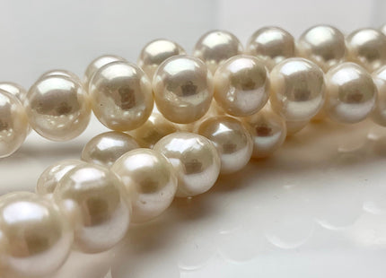 10.5-11.5 mm AAA Extra Shiny Natural White Potato Freshwater Pearls Genuine High Luster White Cultured Freshwater Pearl Beads #206