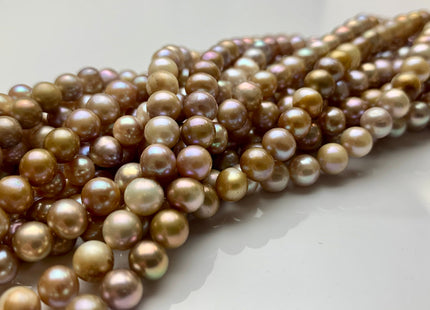 6mm AA Natural Seaweed Freshwater Pearls Potato Pearls, Genuine Natural Seaweed Freshwater Potato Pearls #1286