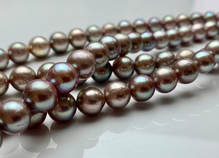 8-10 mm AAA Very Rare Natural Dark Mauve Pink Color Edison Baroque Freshwater Pearls Limited Edition Cultured Edison Baroque Pearls  #1969