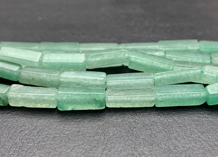 4-5x13 mm Cuboid Tube Shape Green Color Aventurine Gemstone Beads Green Aventurine Loose Beads 15.5 Inches Strand #2958