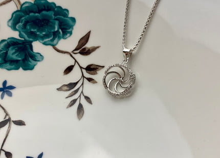 One Piece 925 Sterling Silver/Gold Pendant Setting Findings For Half Drilled Pearl Flower Shape Design W/CZ DIY Jewelry Pendant #10009-A