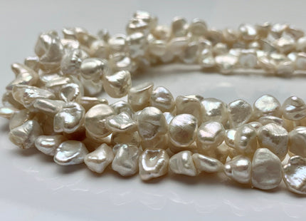 9 mm AAA Natural White Freshwater Keishi Nugget Pearl Beads Genuine Natural White Freshwater Keshi Pearls #1990