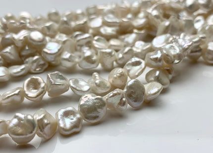 9 mm AAA Natural White Freshwater Keishi Nugget Pearl Beads Genuine Natural White Freshwater Keshi Pearls #1990