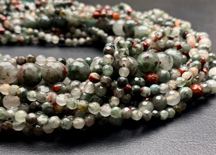 4mm 6mm 8mm 10mm AAA Faceted Round Africa Bloodstone Beads High Quality Round Africa Bloodstone Loose Beads 15.5 Inches Strand #2790