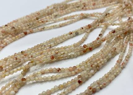 BEST DEAL 2 mm Natural Faceted Round Jade Gemstone Beads Genuine Golden Color Jade Gemstone Loose Beads 15.5 Inches Strand #3003