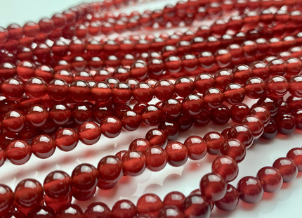 4mm 6mm 8mm 10mm 12mm 14mm AAA Natural Smooth Round Carnelian Beads July Birthstone Natural Dark Red Carnelian Beads 15 Inches Strand #2874