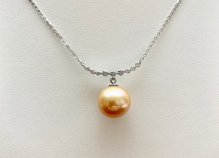925 Sterling Silver/Gold Necklace Chain With Smile Curve Design Pendant Setting Finding For Half Drilled Pearl DIY Jewelry Necklace #10033-A