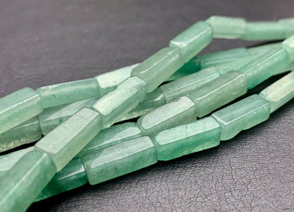 4-5x13 mm Cuboid Tube Shape Green Color Aventurine Gemstone Beads Green Aventurine Loose Beads 15.5 Inches Strand #2958