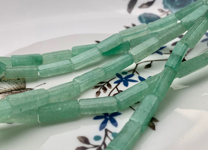4-5x13 mm Cuboid Tube Shape Green Color Aventurine Gemstone Beads Green Aventurine Loose Beads 15.5 Inches Strand #2958