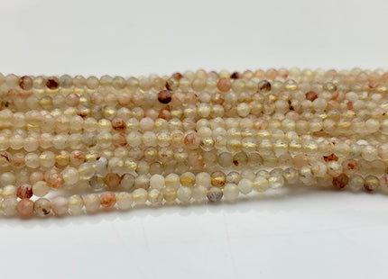 BEST DEAL 2 mm Natural Faceted Round Jade Gemstone Beads Genuine Golden Color Jade Gemstone Loose Beads 15.5 Inches Strand #3003